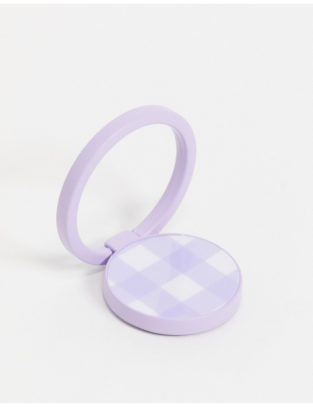 Typo phone stand in lilac