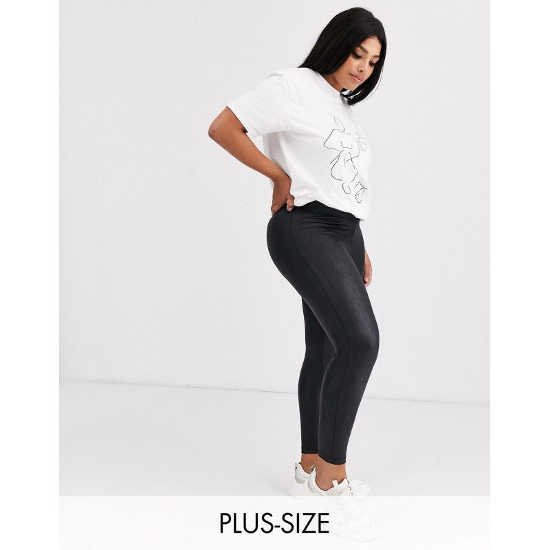Only Curve coated leggings...