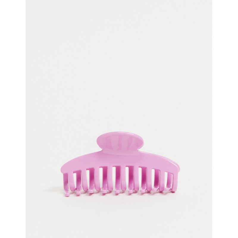 ASOS DESIGN hair claw in lilac