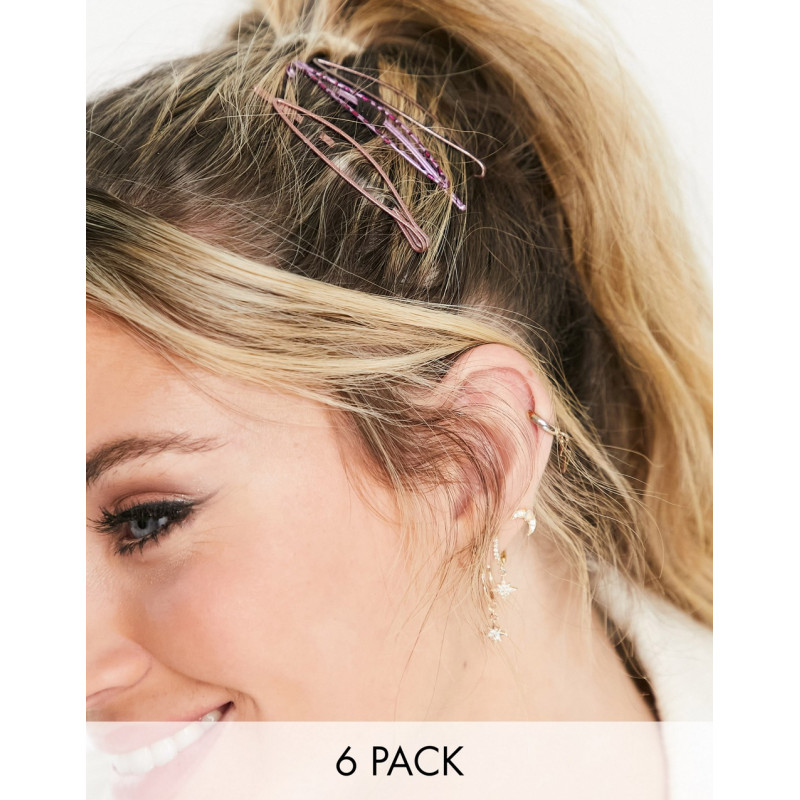 Accessorize pack of 6 hair...