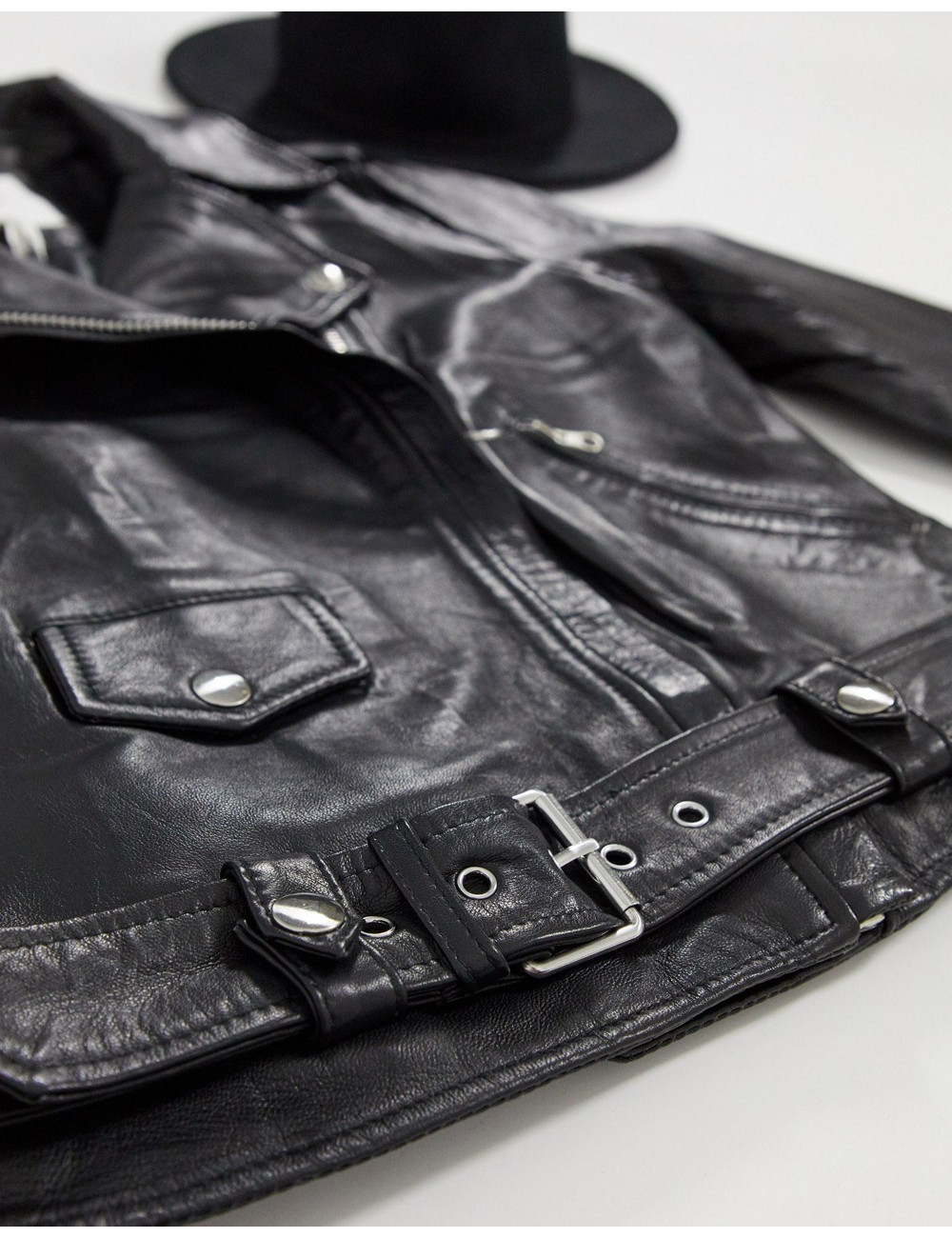 Object real leather jacket...