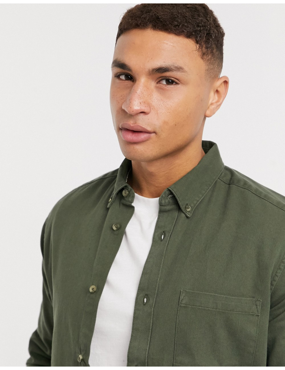Only & Sons overshirt with...