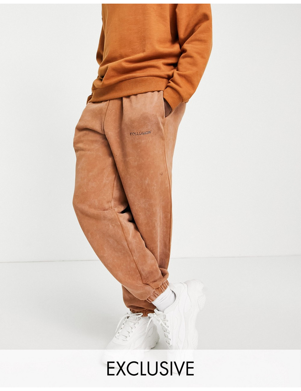 COLLUSION oversized joggers...