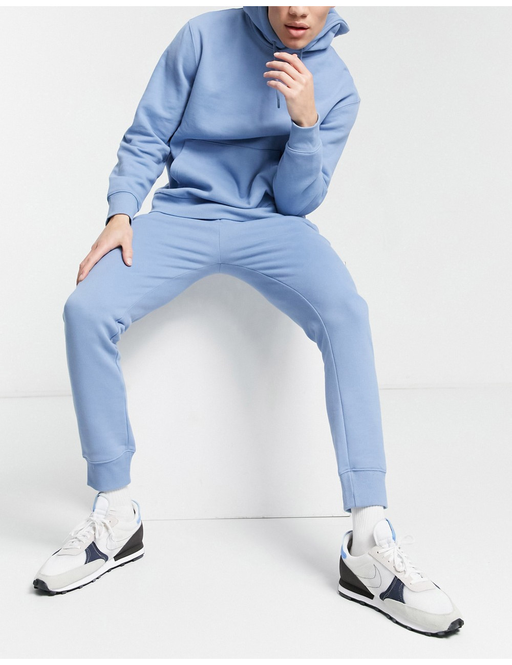 Topman co-ord jogger in blue