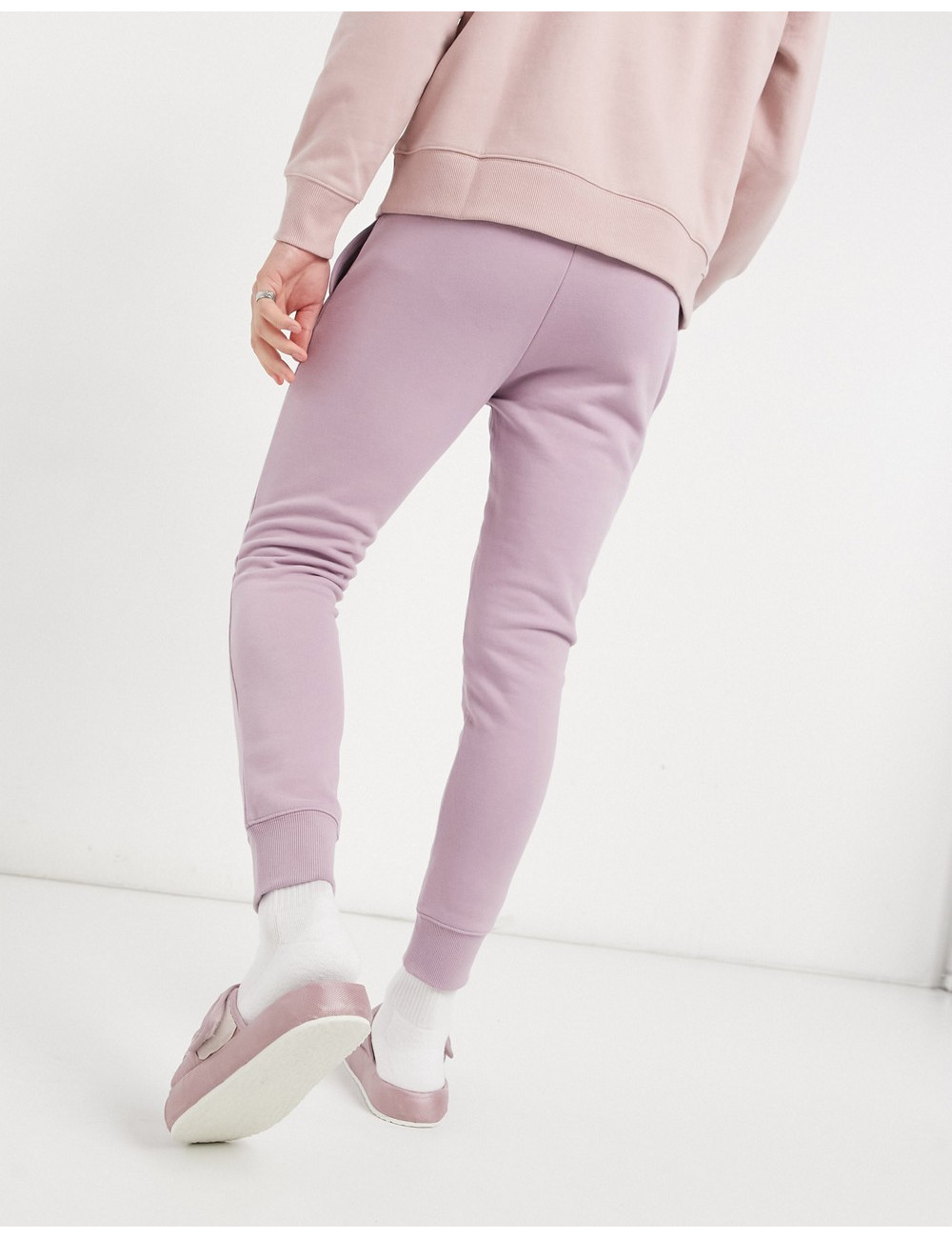 Topman co-ord joggers in lilac