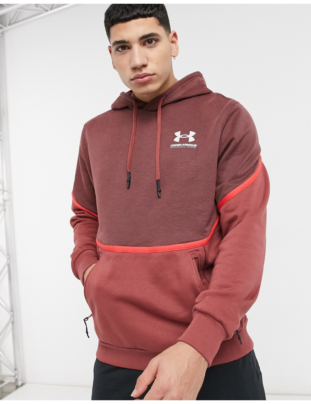 Under Armour hoodie in red