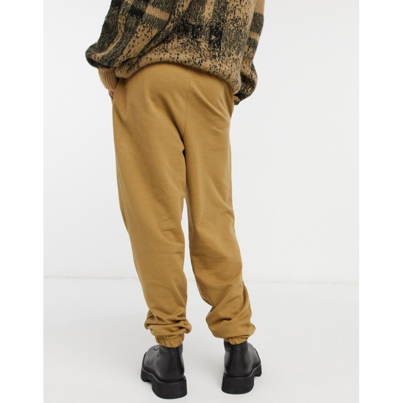 COLLUSION joggers in brown