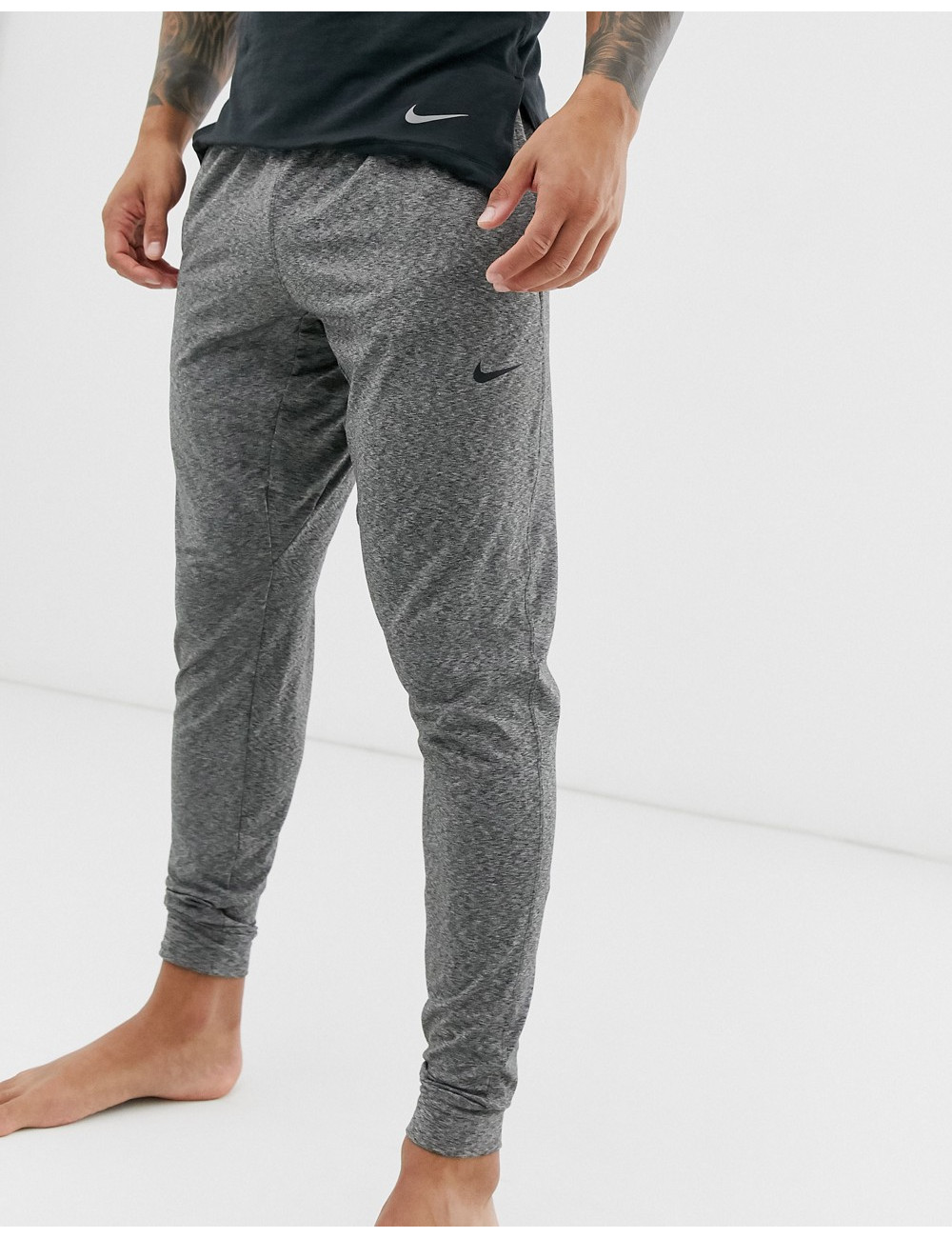 Nike Yoga joggers in grey