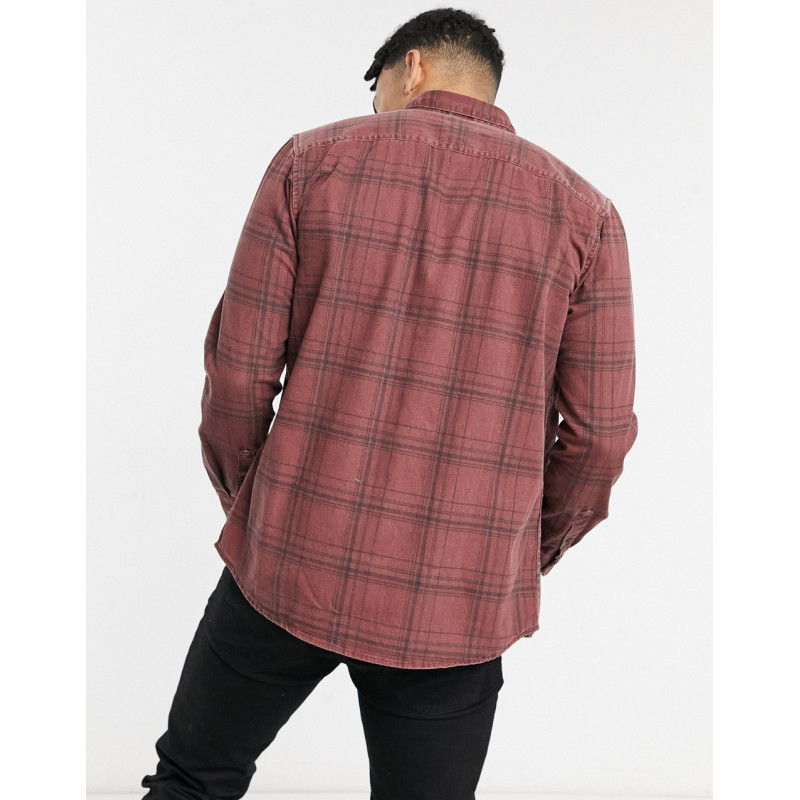 Only & Sons shirt in red check
