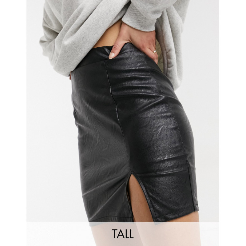 Parisian Tall PU mini skirt...