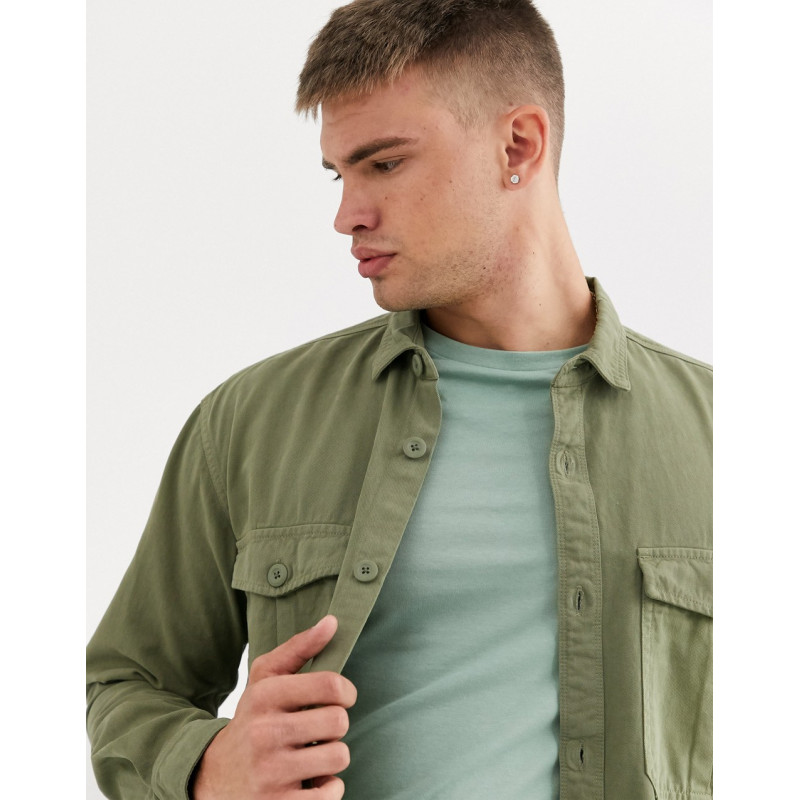 Pull&Bear overshirt with...