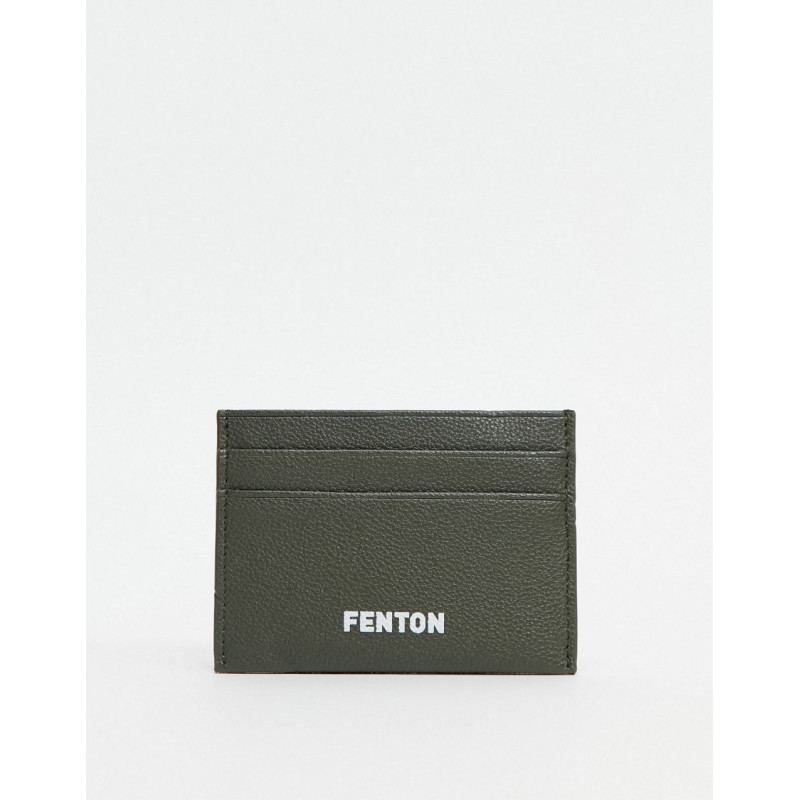 Fenton card holder in khaki