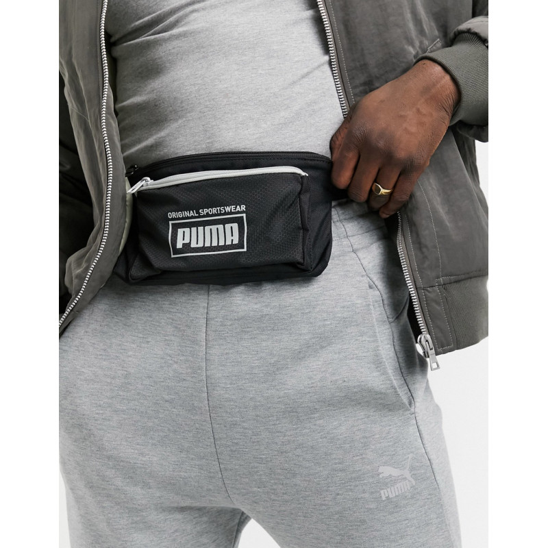 Puma sole waist bag in black