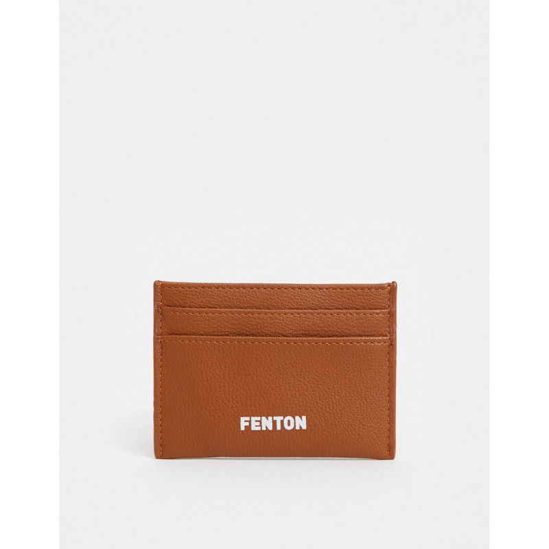 Fenton pu cardholder in brown