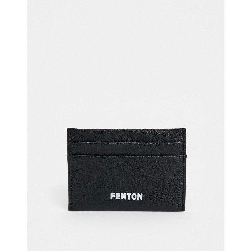 'Fenton PU cardholder in black