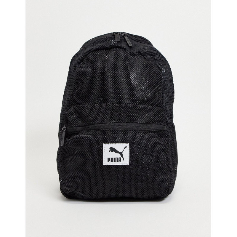 Puma mesh backpack in black