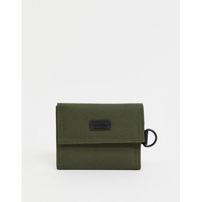 Consigned wallet in khaki