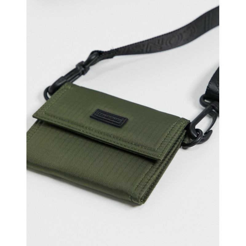 Consigned cross body wallet