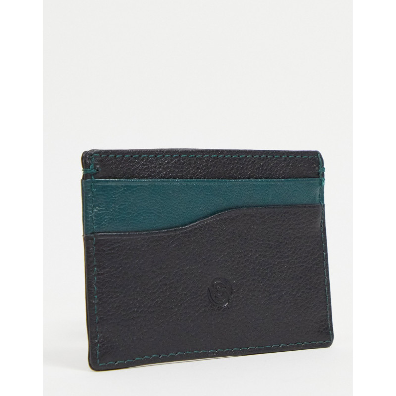 Silver Street leather card...