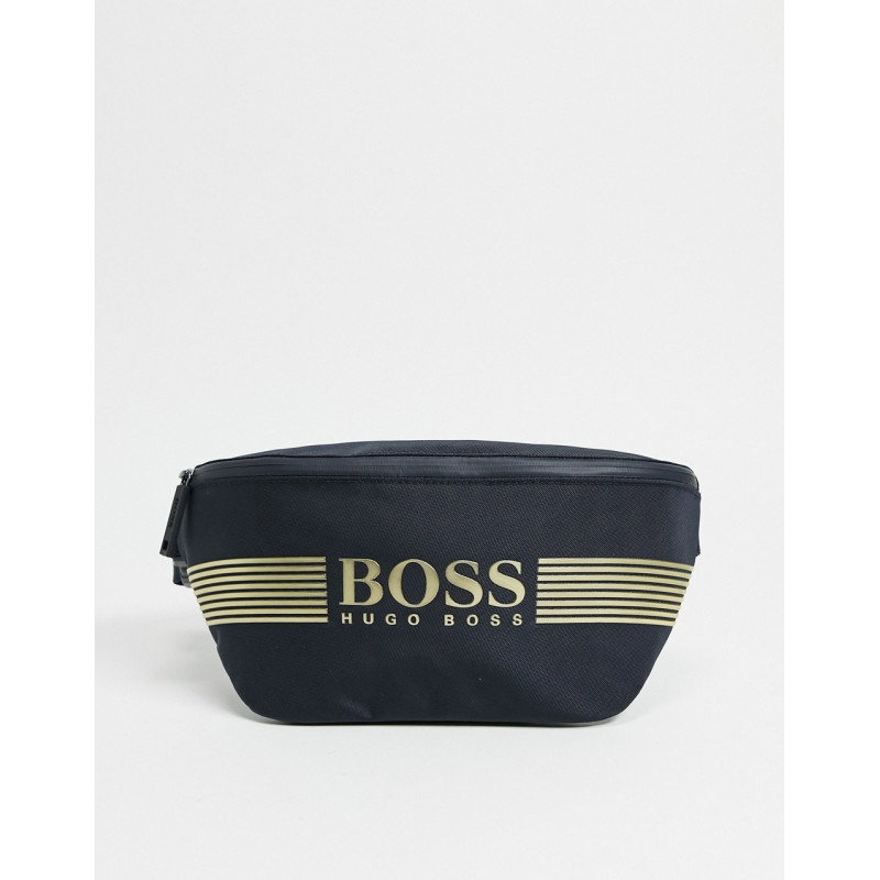 BOSS logo bumbag in navy