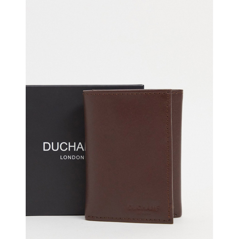 Duchamp leather trifold wallet