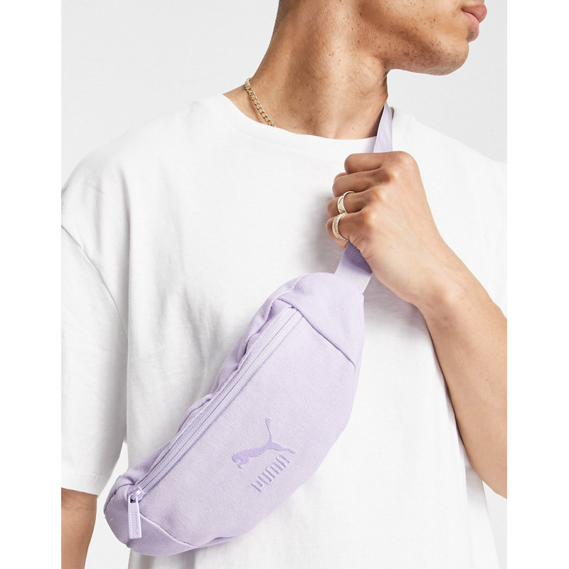 Puma Washed waistbag in purple