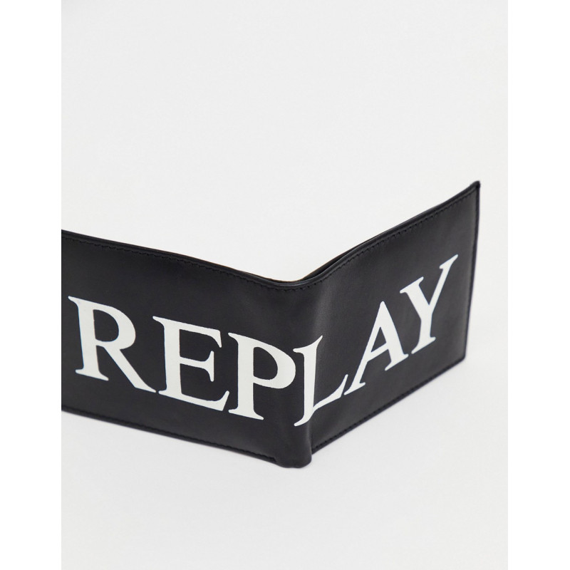 Replay logo billfold wallet