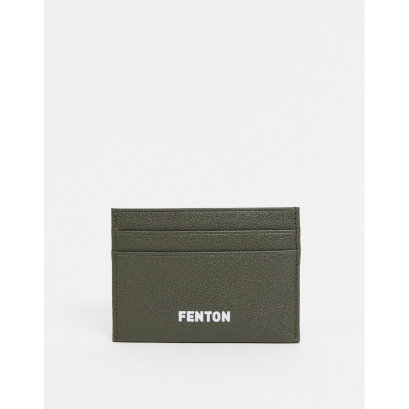 Fenton card holder in khaki