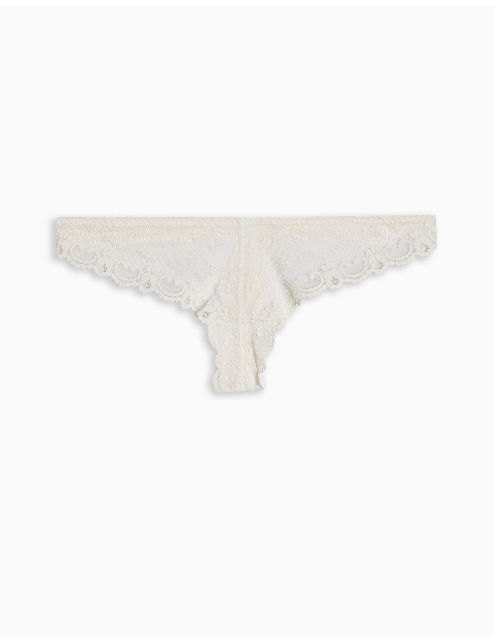 Topshop lace thong in ivory