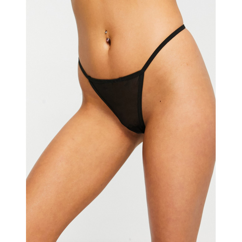 Missguided mesh thong with...