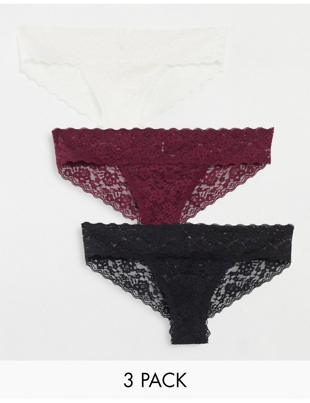 Gilly Hicks 3 pack lace...