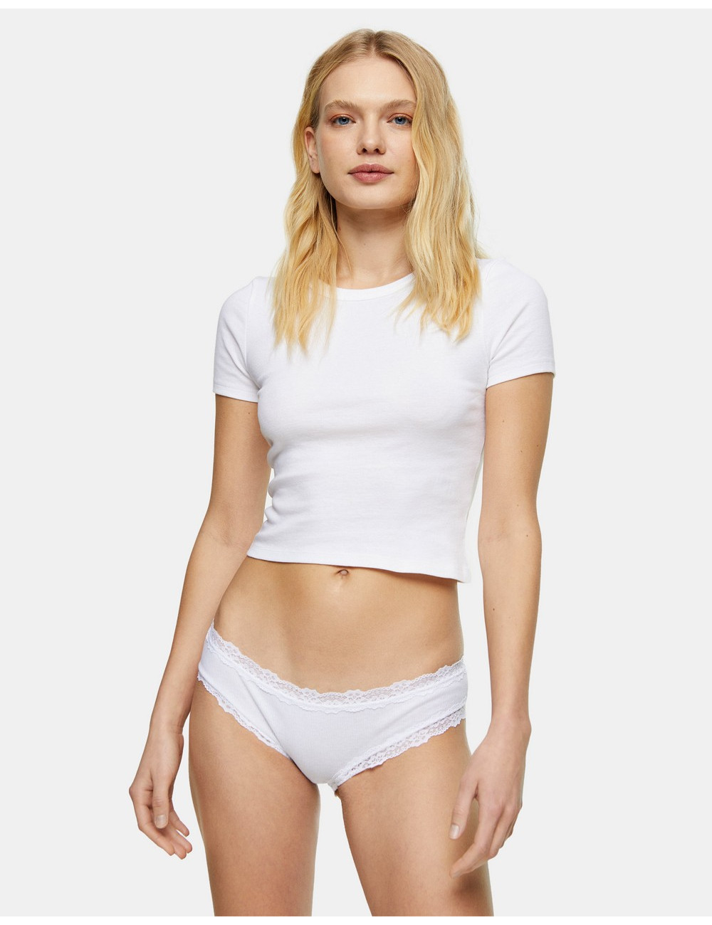 Topshop ribbed knickers in...