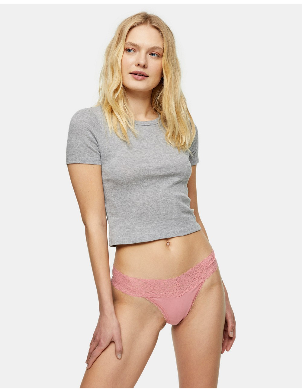 Topshop waistband thong in...