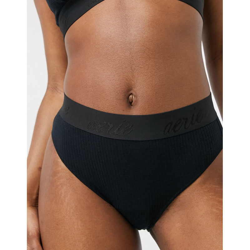 Aerie high rise pant in black