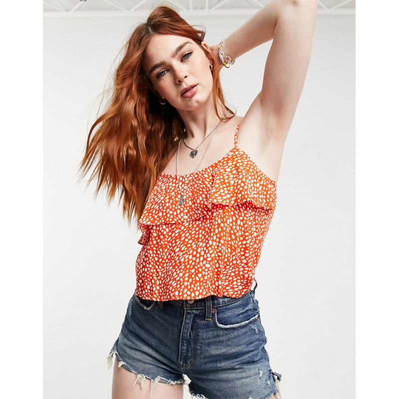 Oasis tiered cami in orange...
