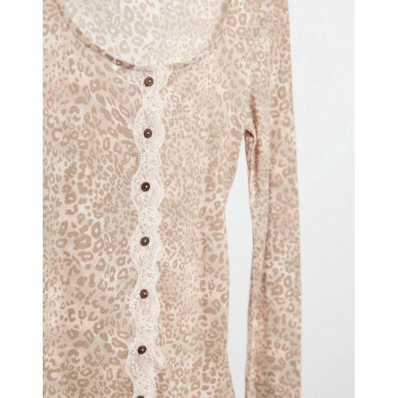 Free People button up long...