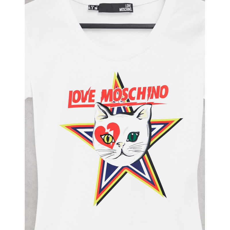 Love Moschino cat logo...