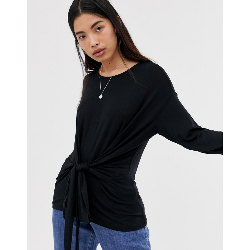 Only knot long sleeve top