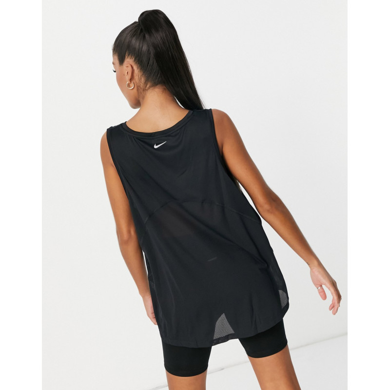 Nike Plus Vest Top in black