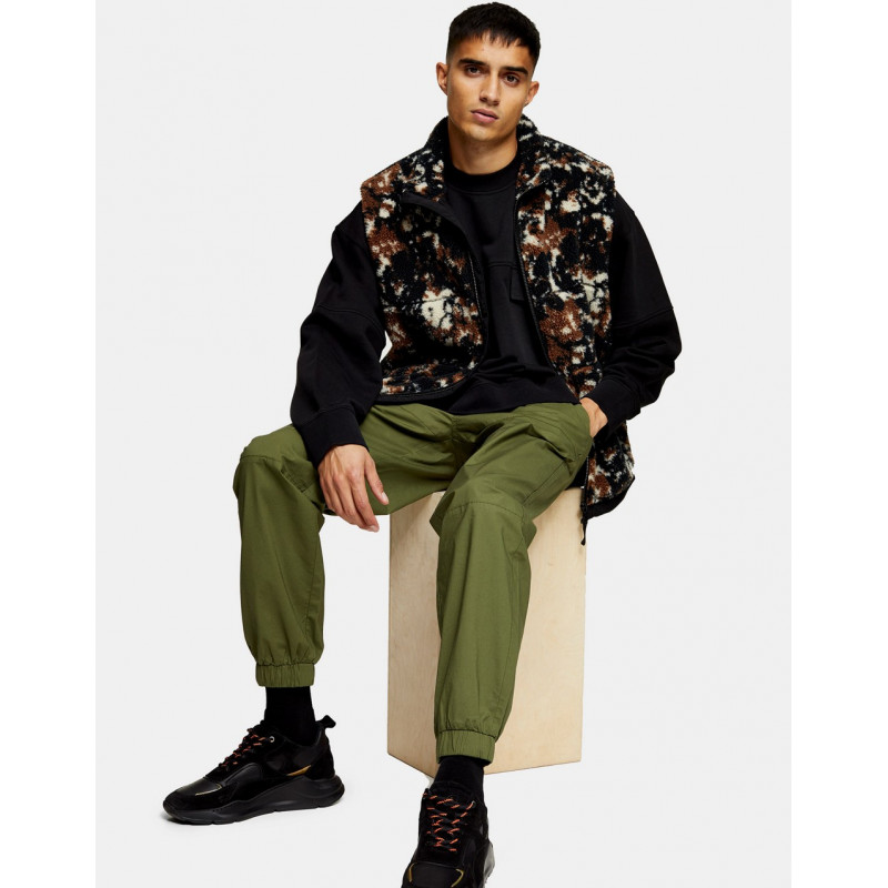 Topman relaxed trousers in...