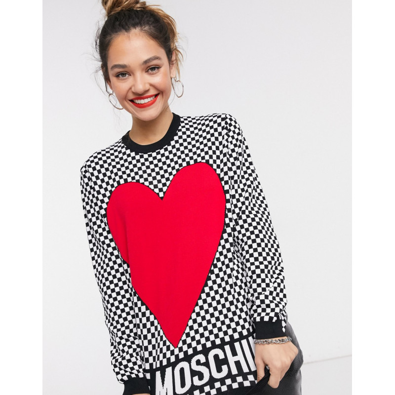 Love Moschino checkerboard...