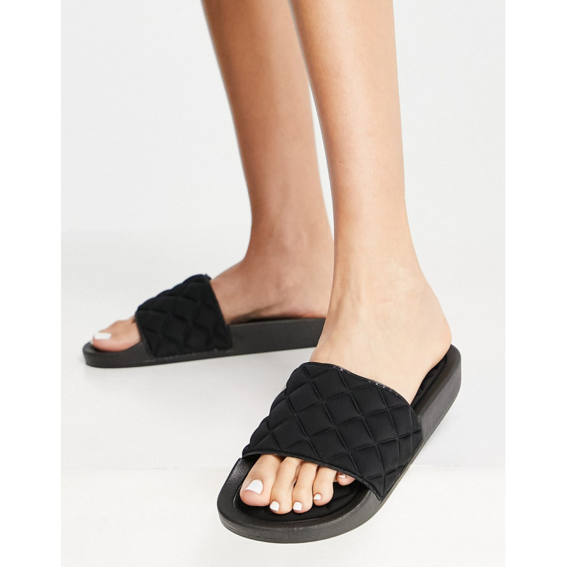 Glamorous quilted slide...
