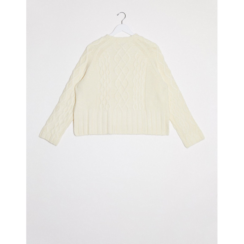 Whistles modern cable knit...