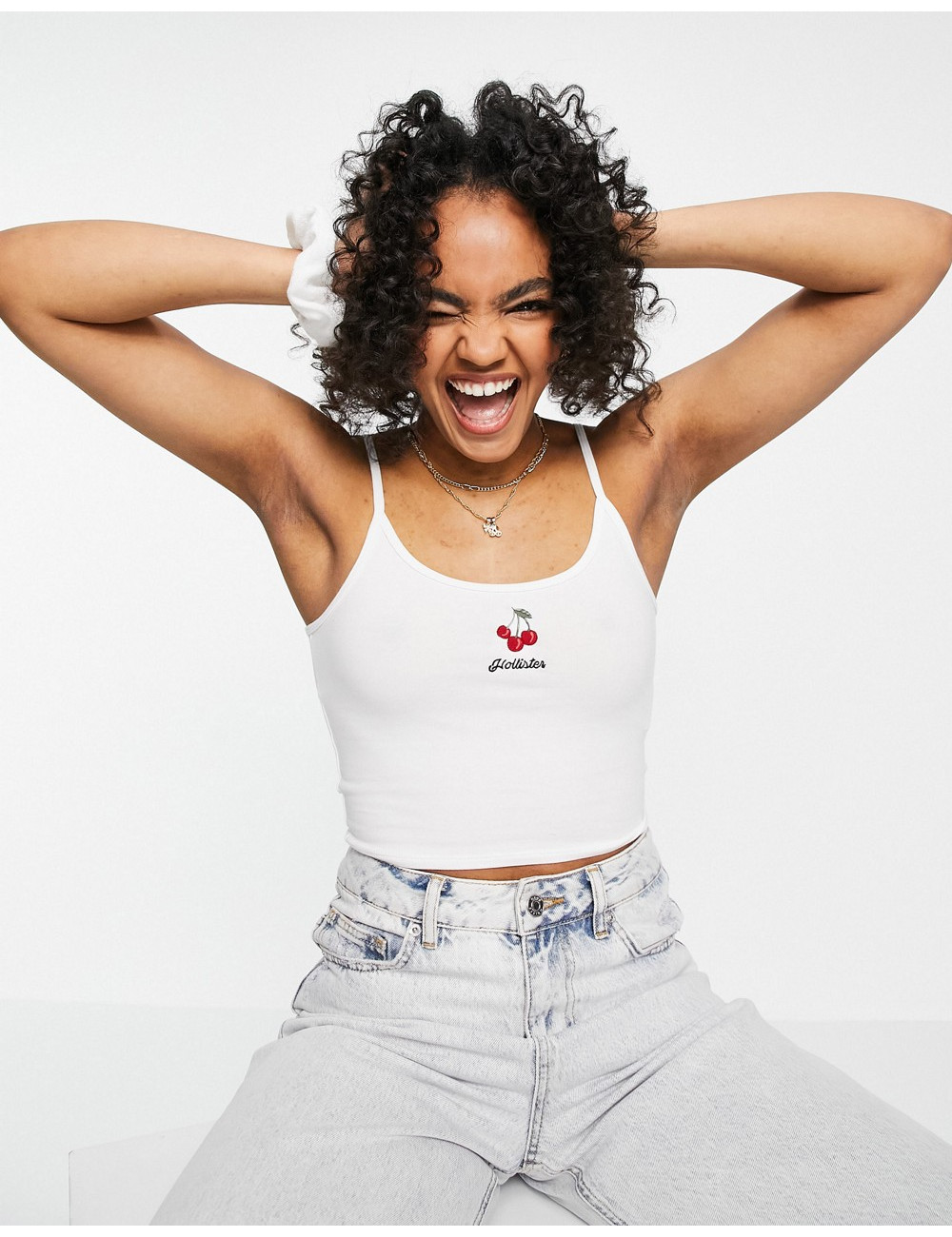 Hollister cropped cami top...