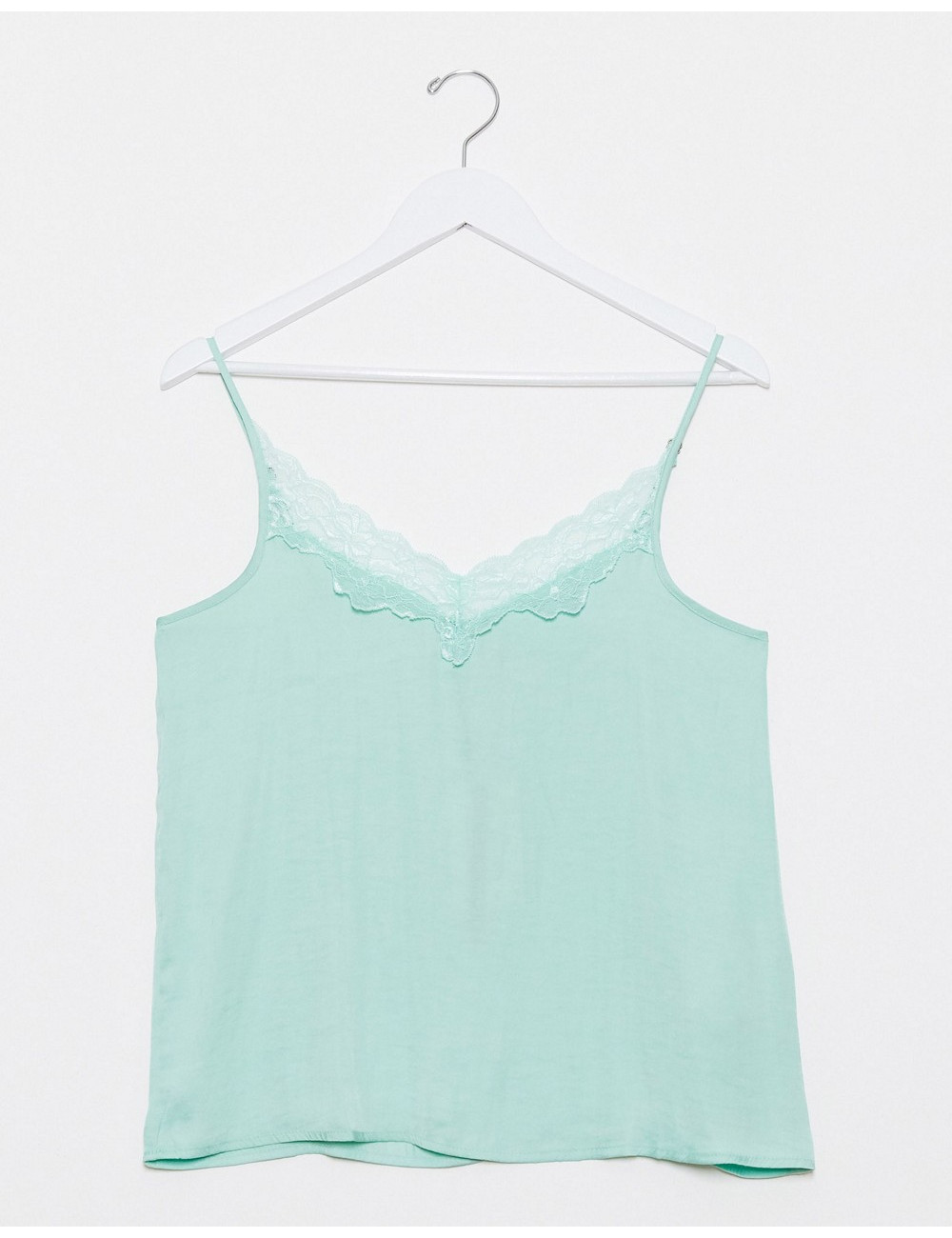 JDY lace cami in blue