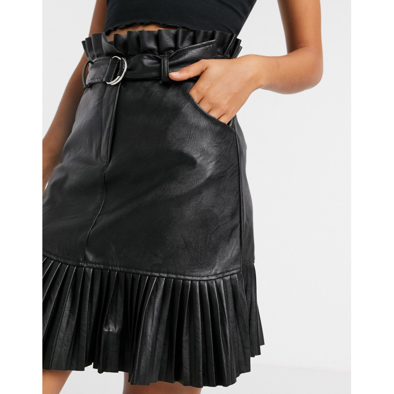 New Look belted pleated...