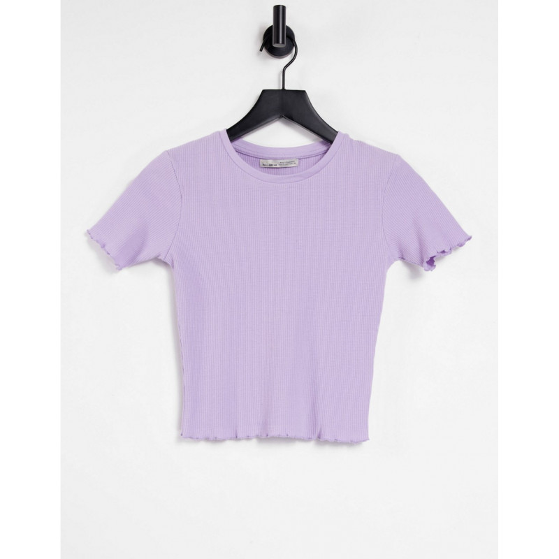 Pull&Bear crop t-shirt with...