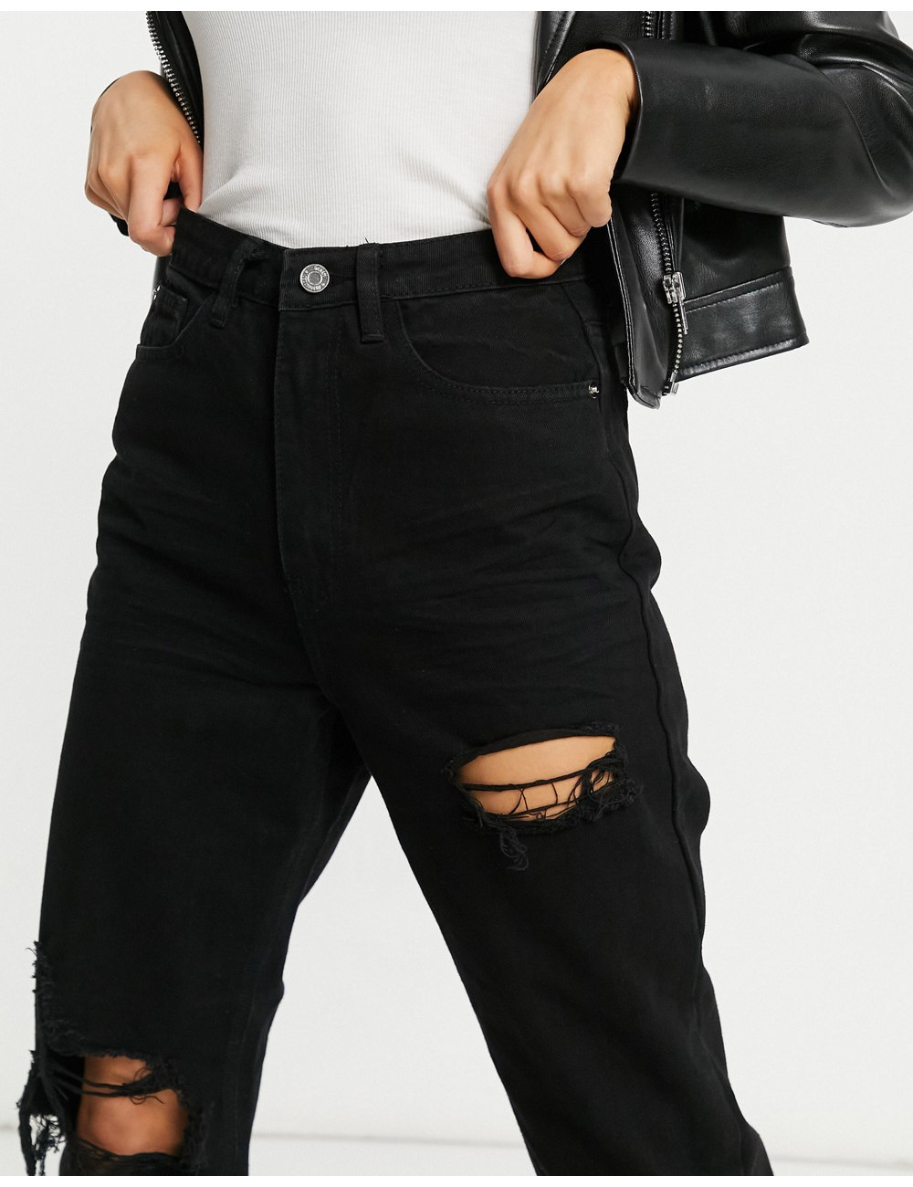Missguided riot mom jean...