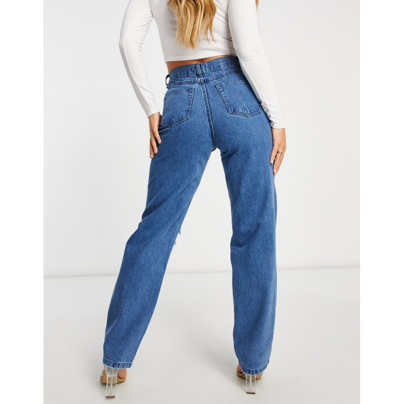 Femme Luxe baggy jean with...