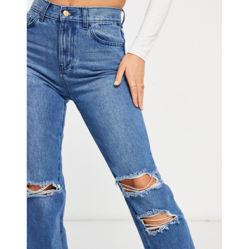 Femme Luxe baggy jean with...